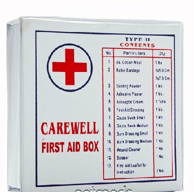 First aid box items sales names with images