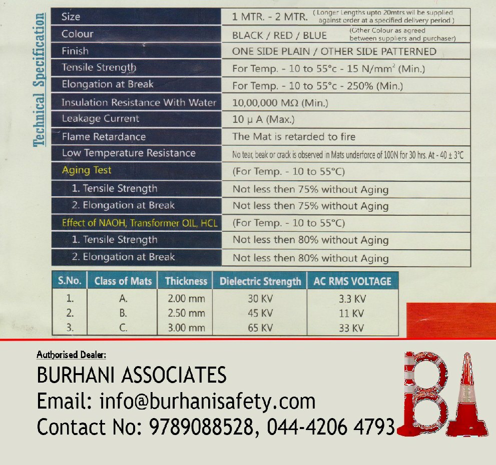 electricalinsulationmat-chennai-2.5mm 11kv