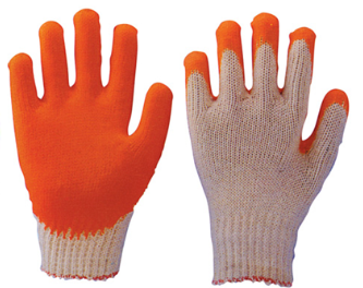 Nitrile crinkle type handgloves